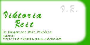 viktoria reit business card